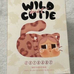 Pop Mart Wild But Cutie Crybaby Vinyl Plush Pendant Blind Box - NEW